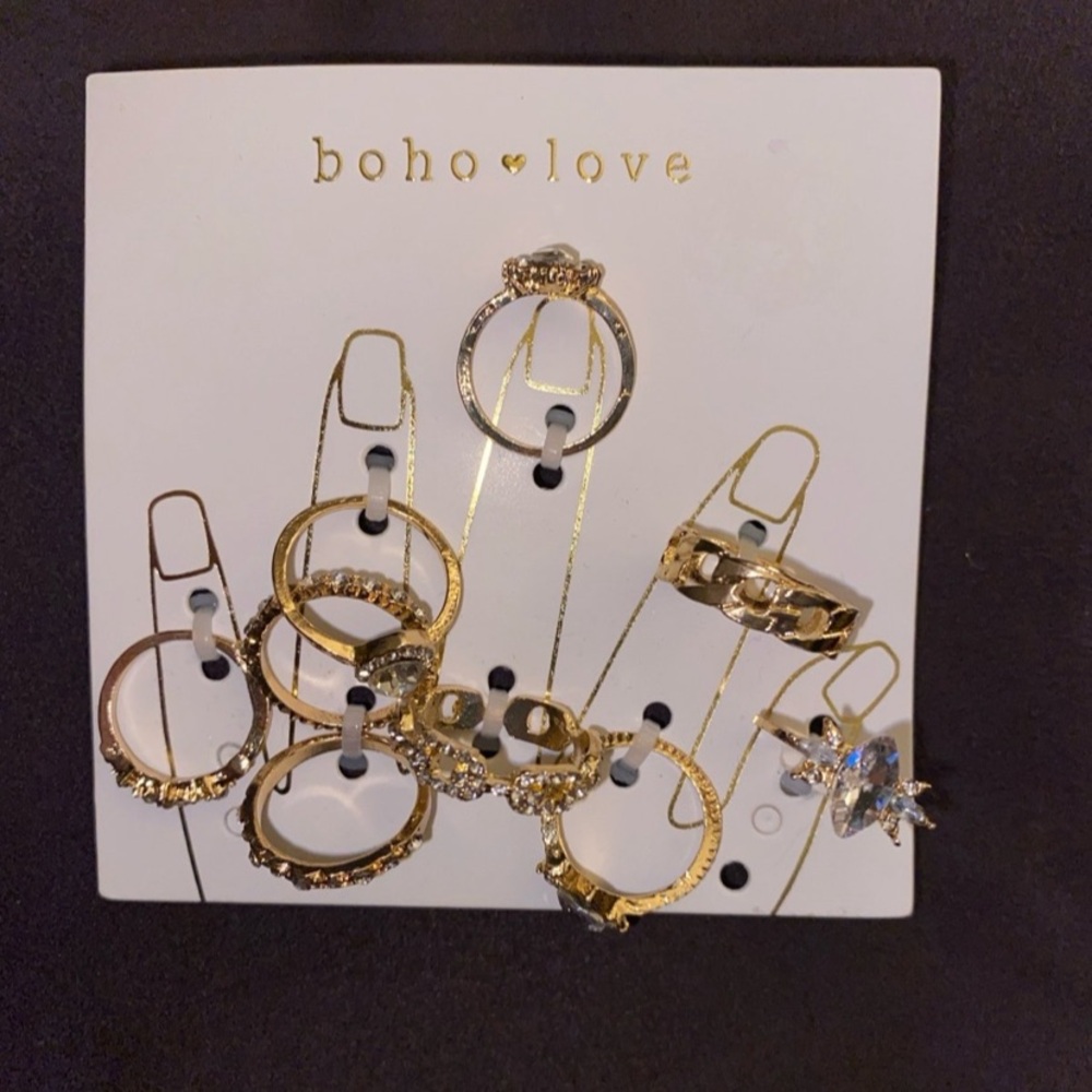 NWT- Boho Love - Rings.